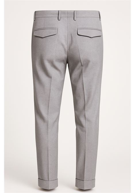 Pantaloni grigio - azzurro in lana vergine elasticizzata PT TORINO | Pantaloni | COAFMAZA0CL10220